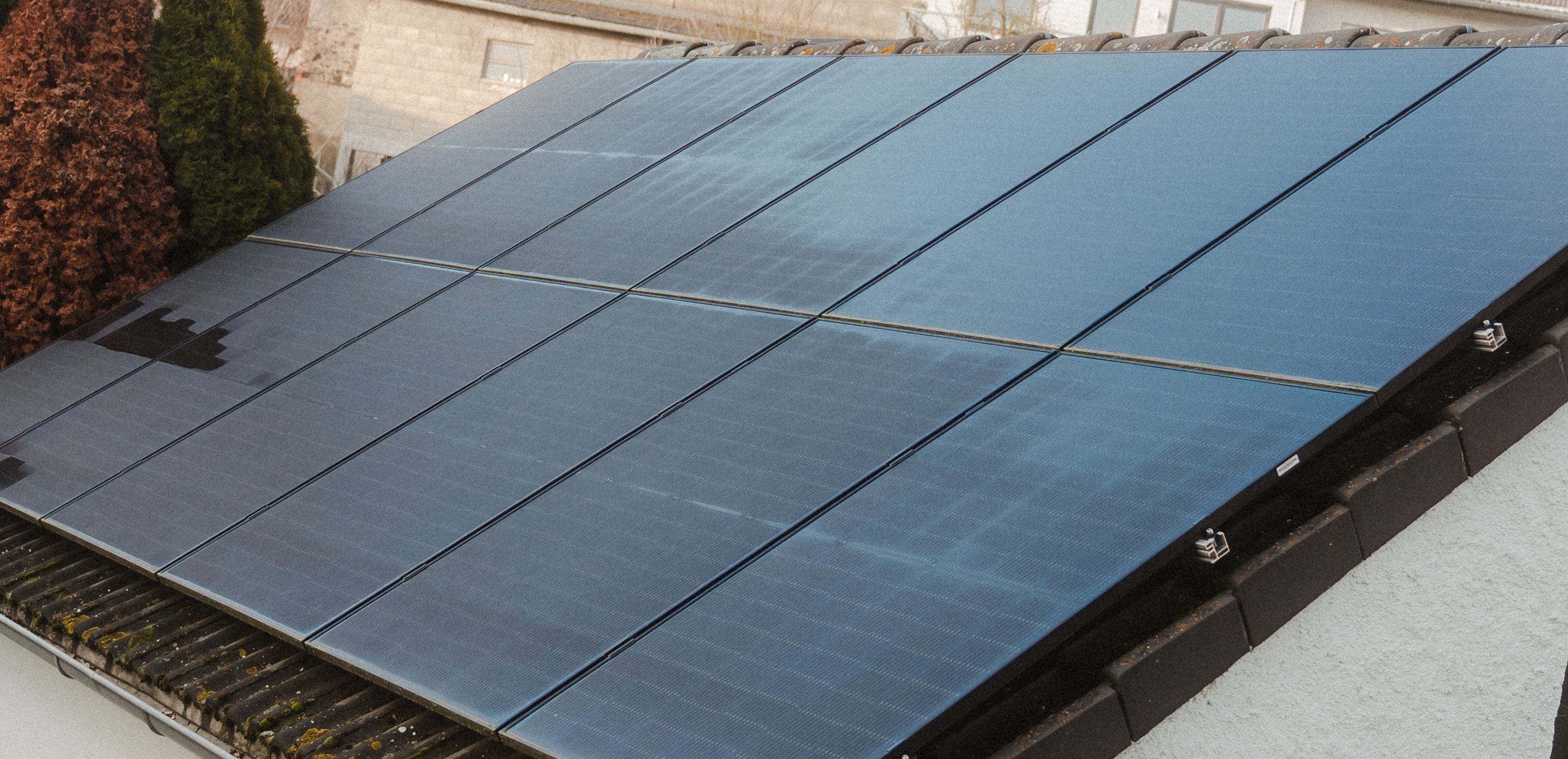 Solaranlage auf dem Firmengelände